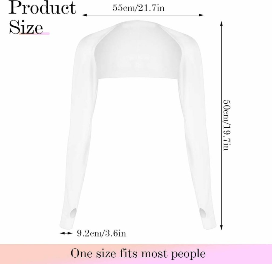 Grevosea UV Protection Sun Sleeves for Women - Cooling Arm Sleeves with Finger Hole, Golf & Outdoor UPF Sun Shield
