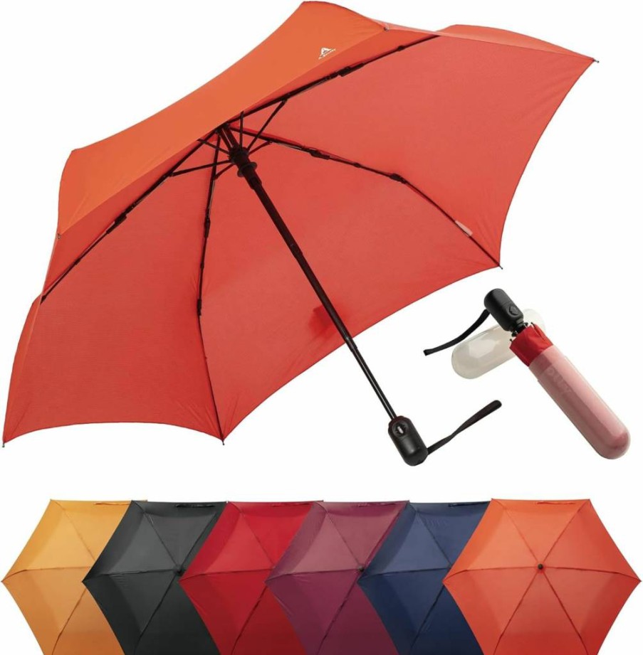 A.Brolly Mini Automatic Umbrella - One-Click Open/Close, UV Protection, Ultra-Lightweight (Only 8oz), Compact & Portable Travel Umbrella