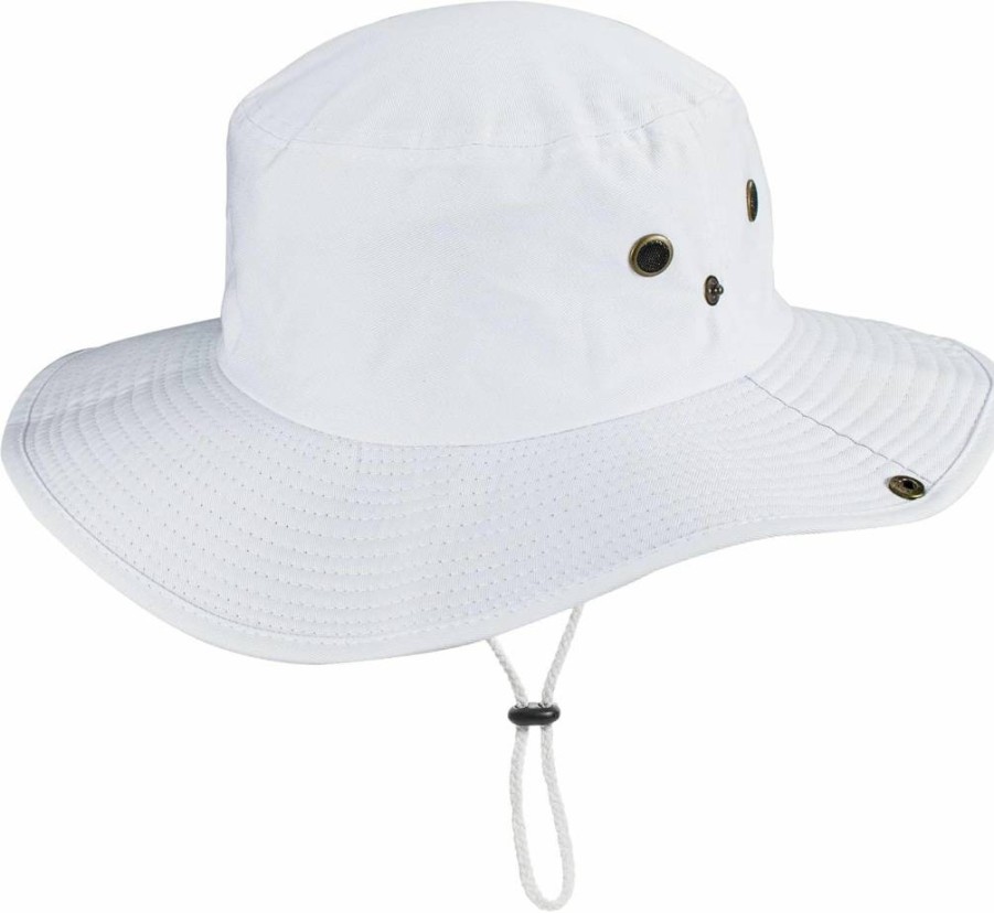 YCMI Wide Brim Sun Hat for Women & Men - UPF UV Protection Safari Boonie Hat for Hiking, Fishing, Outdoor Activities