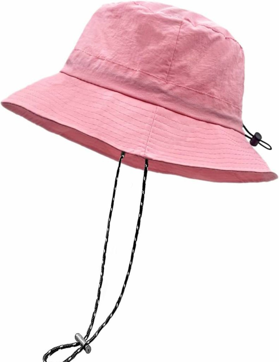 Woogwin Waterproof Boonie Hat - Packable Safari Sun Hat with UV Protection & Chin Strap for Men Women