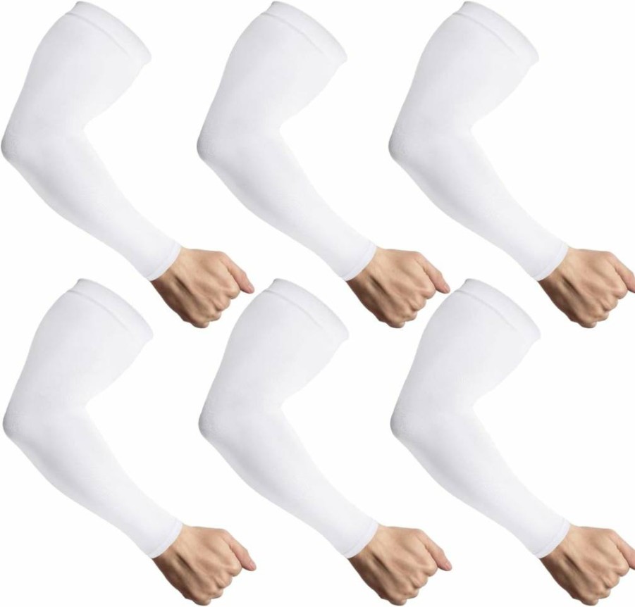 LUOLIIL VOE UV Sun Protection Cooling Arm Sleeves for Men & Women - Breathable Compression Sleeves for Sports, Golf, Football, Volleyball & Outdoor Activities