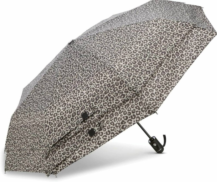 Samsonite Windguard Automatic Open Close Umbrella - Waterproof Compact Travel Windproof Design