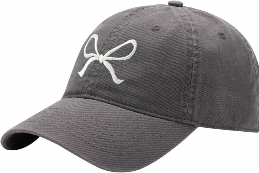 ANYZSCO Unisex Y2K Trucker Hat - Adjustable Bow-Tie Baseball Cap for Women & Men, Fashion Sun Visor for Hiking, Travel