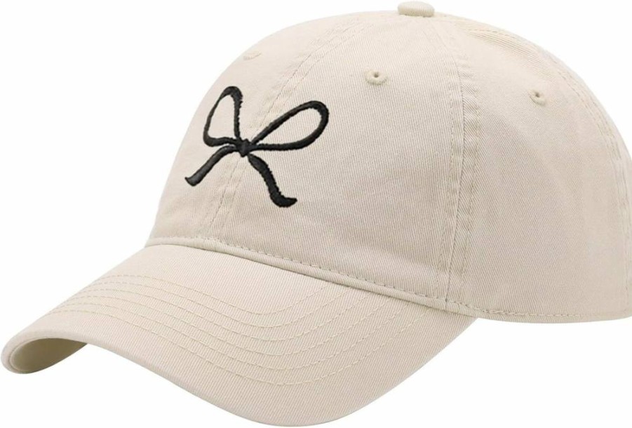 ANYZSCO Unisex Y2K Trucker Hat - Adjustable Bow-Tie Baseball Cap for Women & Men, Fashion Sun Visor for Hiking, Travel