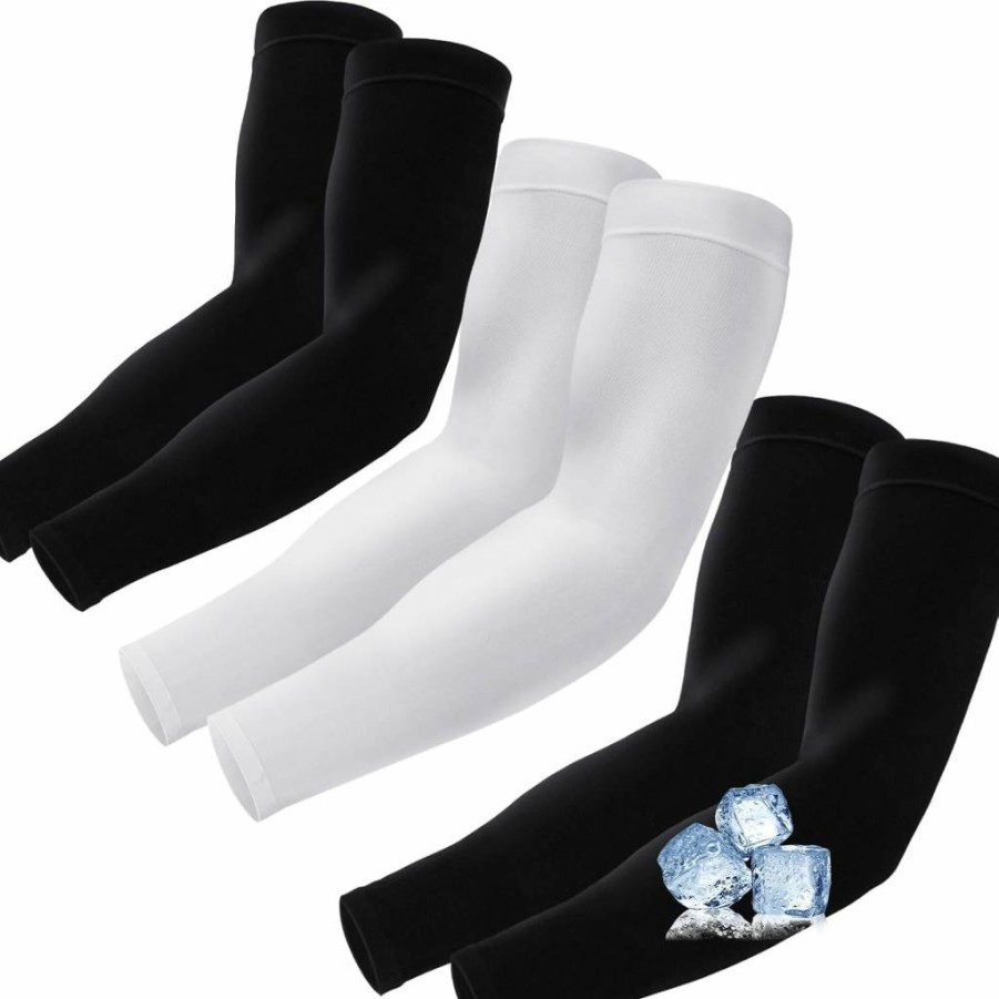 AZOI Cooling Arm Sleeves UPF 50 Sun Protection - Compression Sports Sleeves for Outdoor Activities, Tattoo Cover & UV Defense