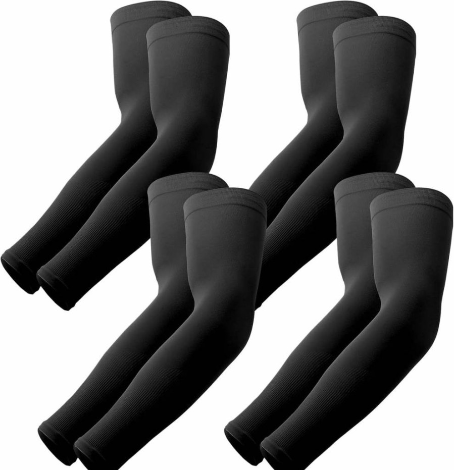 YESLIFE UPF 50 Sun Protection Arm Sleeves for Men & Women - Cooling UV Sunblock Sports Sleeves for Outdoor Activities