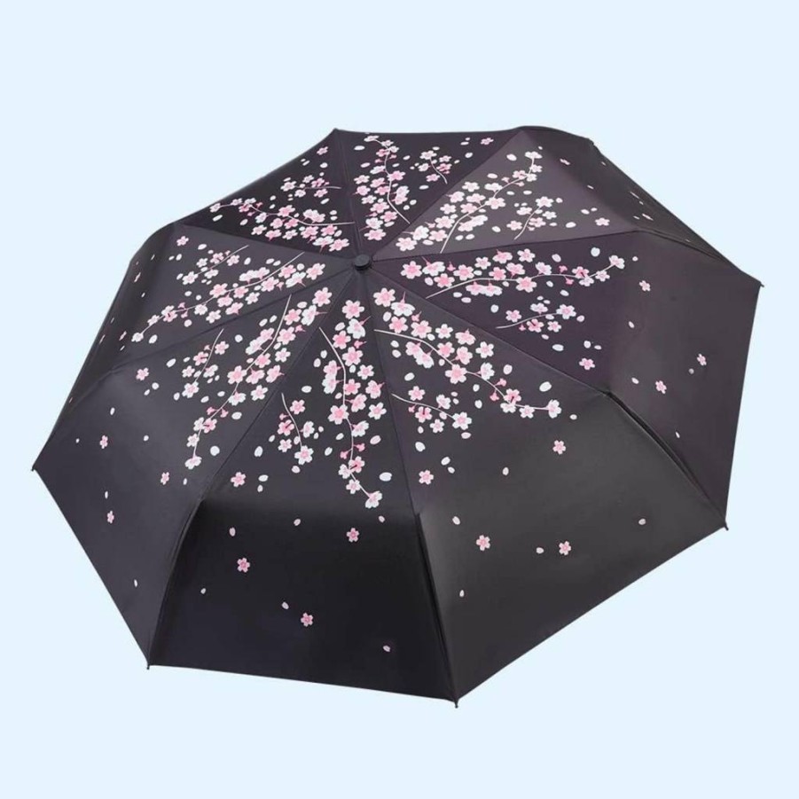 NOOFORMER Compact Travel Umbrella - Lightweight Windproof Folding Parasol with 95% UV Protection for Men, Women & Kids (Multiple Colors)