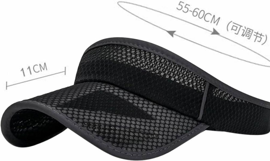 XRDSS Wide Brim Baseball Cap for Outdoor Sports - UV Protection, Breathable & Adjustable for Beach, Golf, Running, Tennis