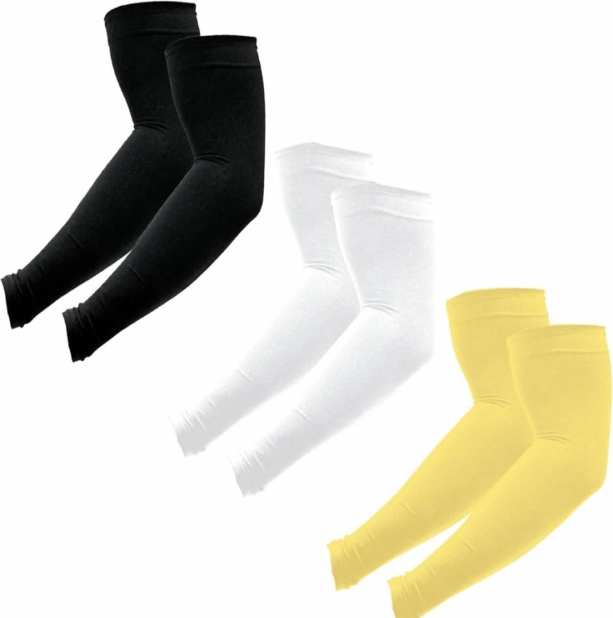 PFFY UV Sun Protection Cooling Arm Sleeves for Men & Women - Breathable Sports Sleeves for Outdoor Activities