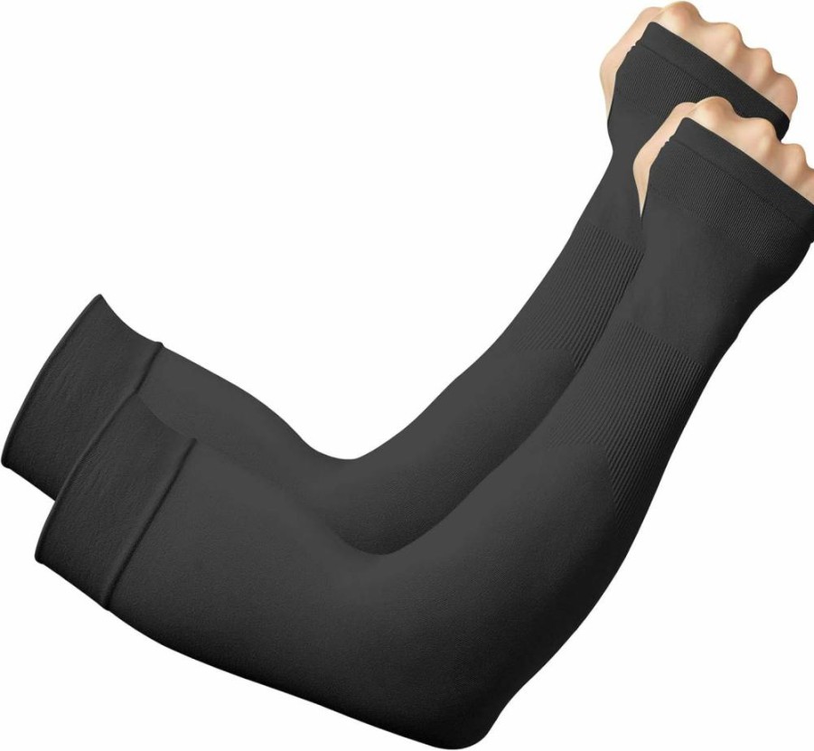 Outivity UPF 50+ Cooling Arm Sleeves for Women & Men – UV Protection Sun Sleeves with Compression for Outdoor Sports & Activities
