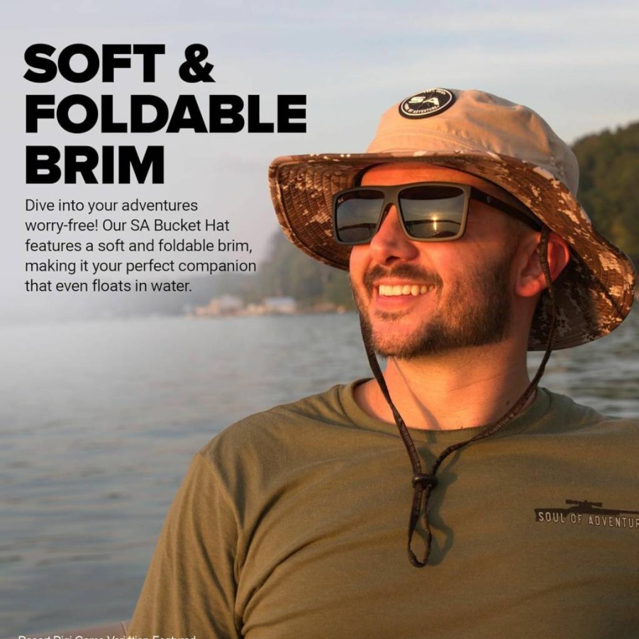 Amazon UV 50+ Bucket Hat for Adults – Sun Protection, Adjustable & Moisture-Wicking Summer Outdoor Hat