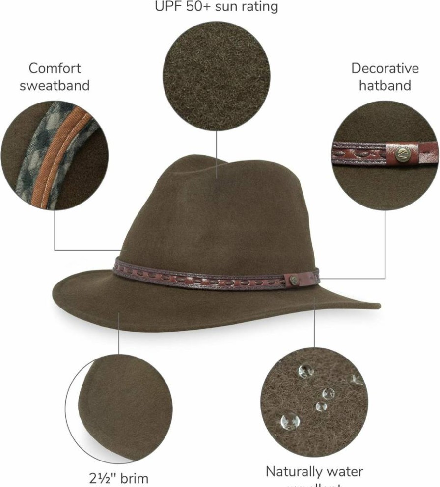 Sunday Afternoons Rambler Sun Hat - UPF 50+ Waterproof Wide Brim Outdoor Adventure Cap for Men & Women