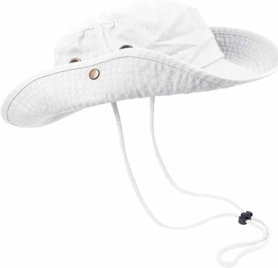 KorhLeoh Foldable Bucket Hat for Men & Women - Wide Brim UV Protection Sun Hat for Hiking, Fishing, Beach - Adjustable Unisex Outdoor Floppy Hat
