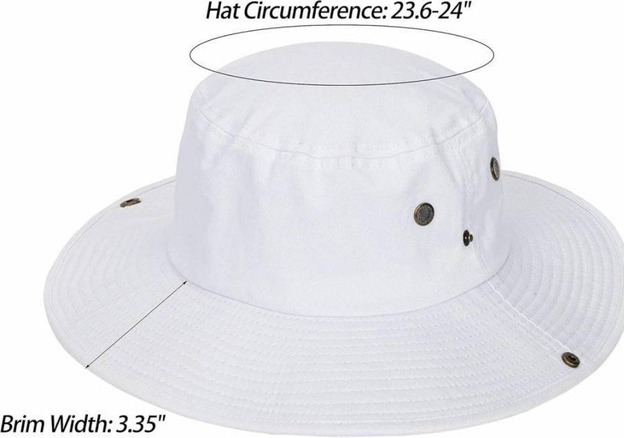 KorhLeoh Foldable Bucket Hat for Men & Women - Wide Brim UV Protection Sun Hat for Hiking, Fishing, Beach - Adjustable Unisex Outdoor Floppy Hat