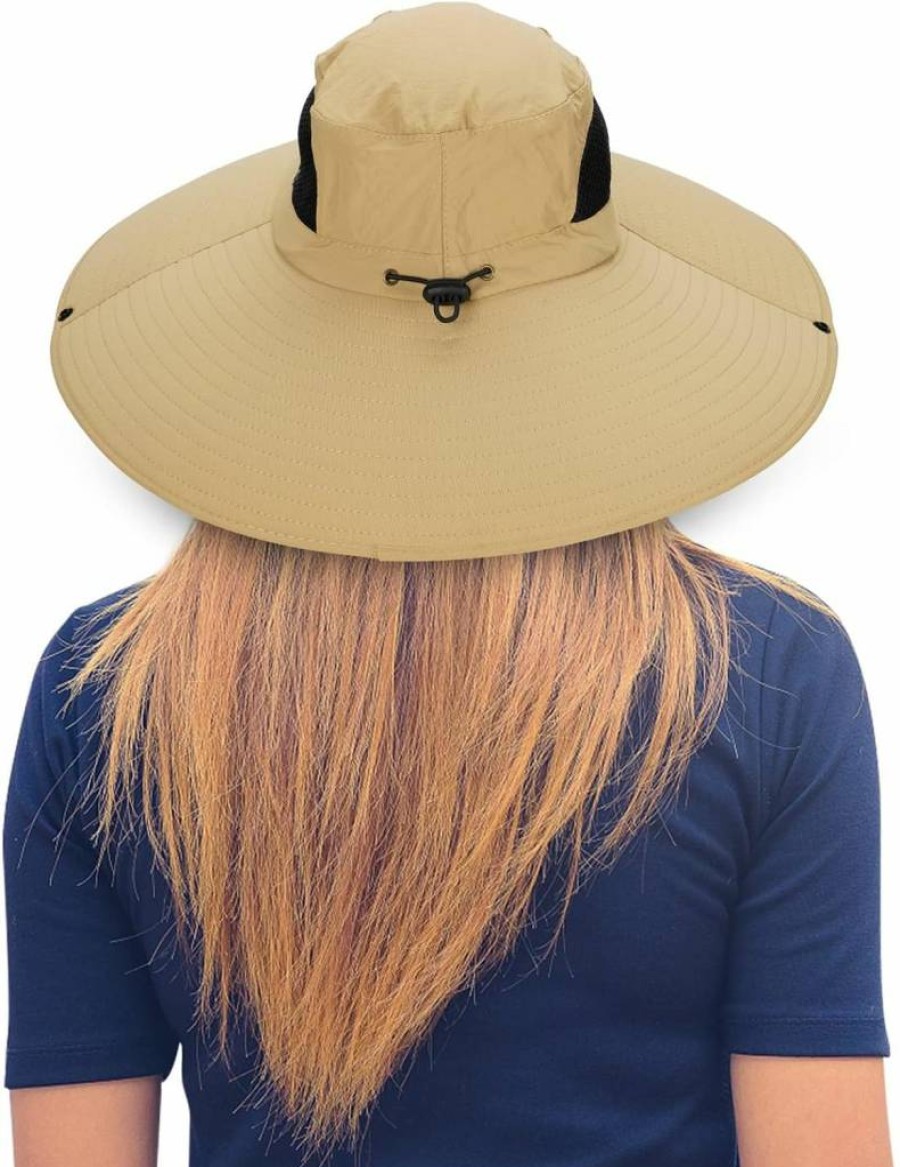 Leotruny UPF50+ Waterproof Wide Brim Sun Hat for Women - Fishing, Hiking, Camping & Outdoor Activities Bucket Hat