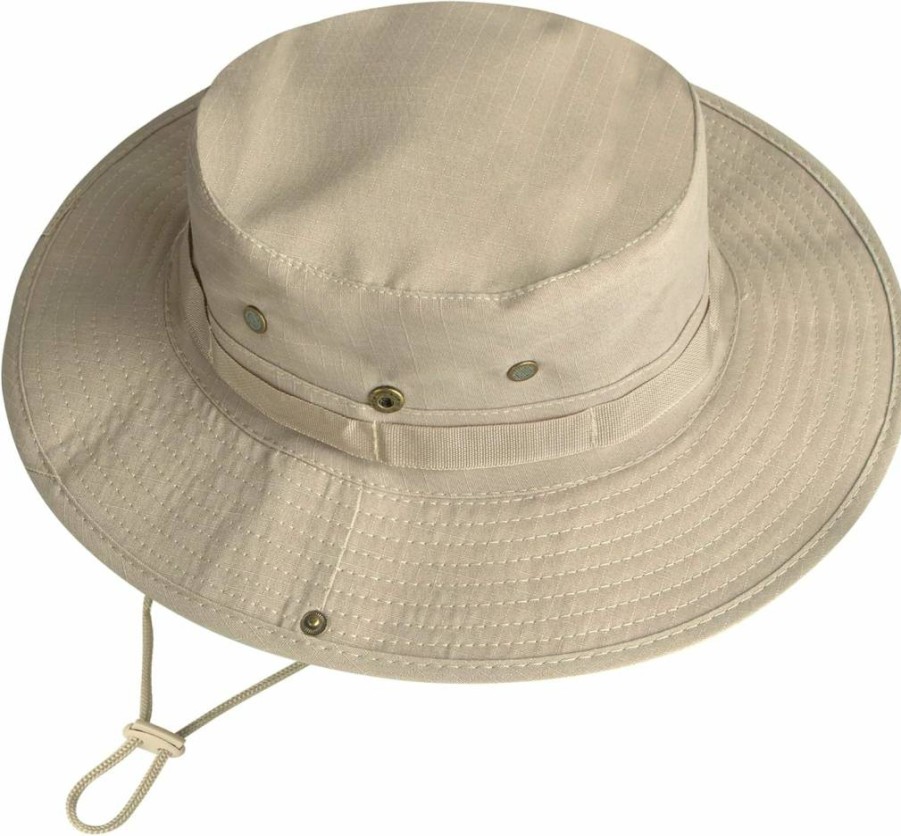 JYxingchi UV Protection Wide Brim Boonie Hat for Men & Women - Safari Bucket Hat for Fishing & Outdoor Sun Protection