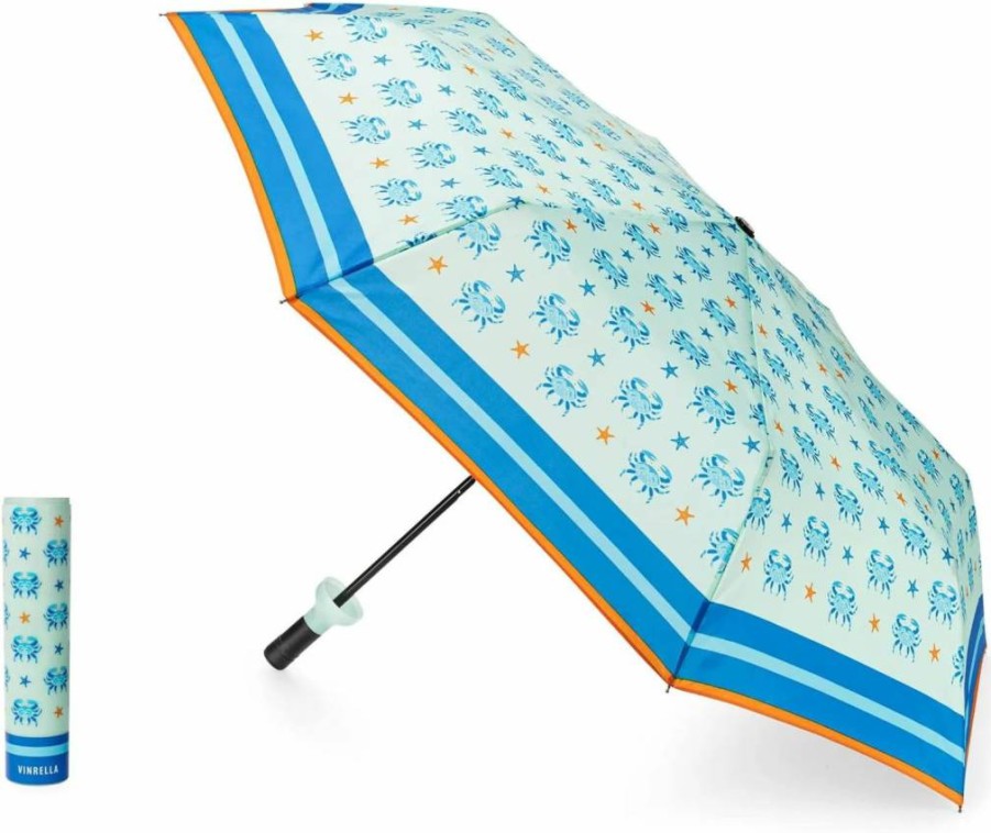 VINRELLA Portable Wine Bottle Umbrella - Waterproof, Windproof, UV Protection for Travel, Outdoor - Compact Rain Cover - Unique Gift Idea