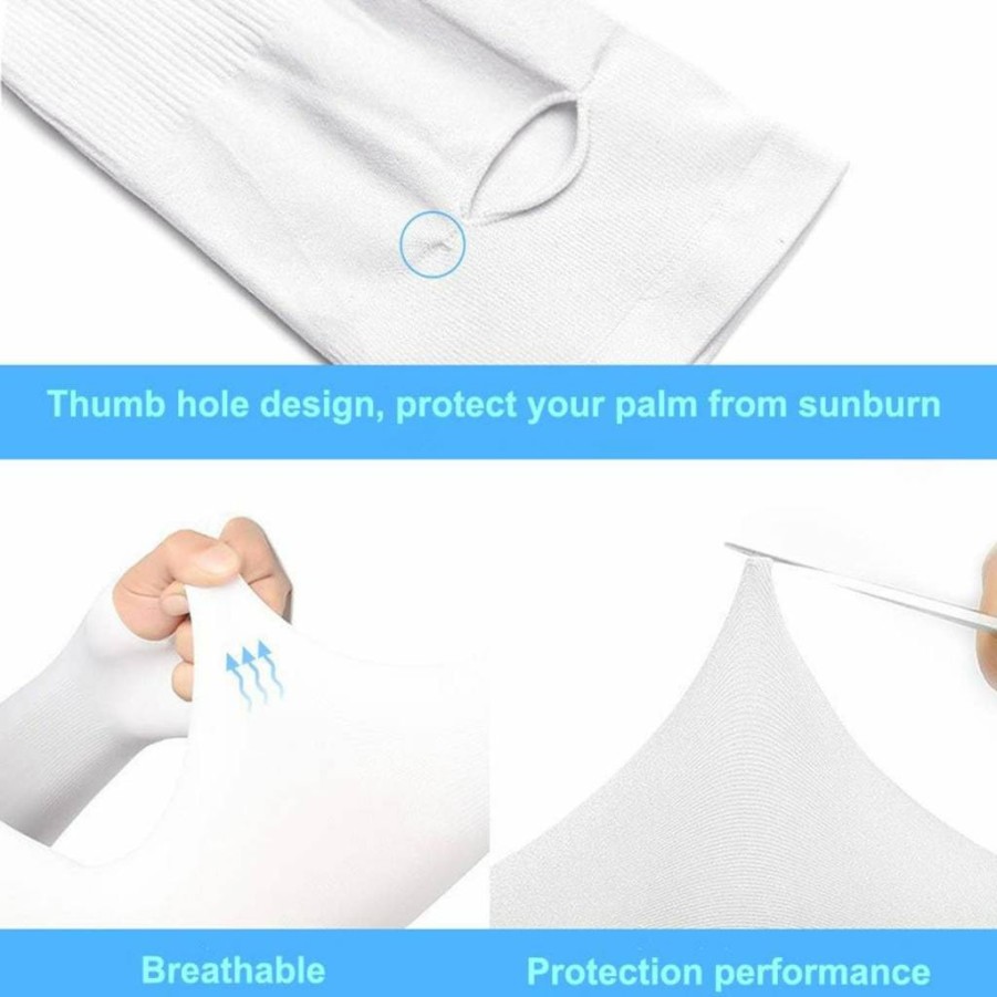 ONESWI 3 Pairs Cooling Arm Sleeves UV Sun Protection for Men & Women - Breathable Sports Sleeves for Cycling, Golf, Basketball, Driving & Outdoor Activities