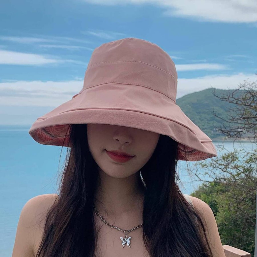 FaroDor Reversible Women's Bucket Hat - UPF Sun Protection, Packable Travel Cap with Wide Brim