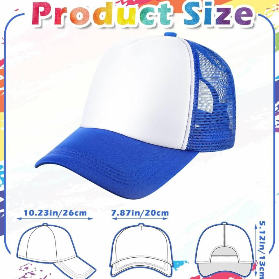 SW&IM Custom Graphic Print Trucker Hats - Adjustable Snapback Baseball Caps for Men & Women - Team & Christmas Fashion Design