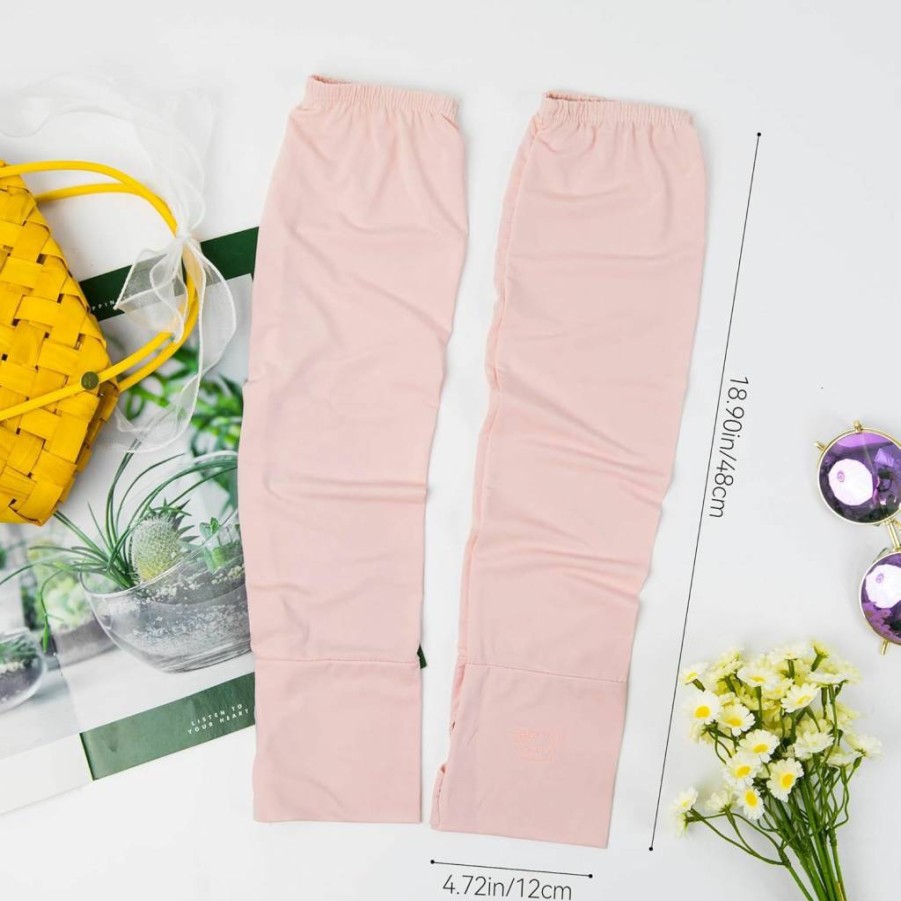 DONGPANCHN Women's UV Protection Arm Sleeves - Cooling Sun Guard Compression Sleeves for Gardening, Outdoor Activities & Gifts