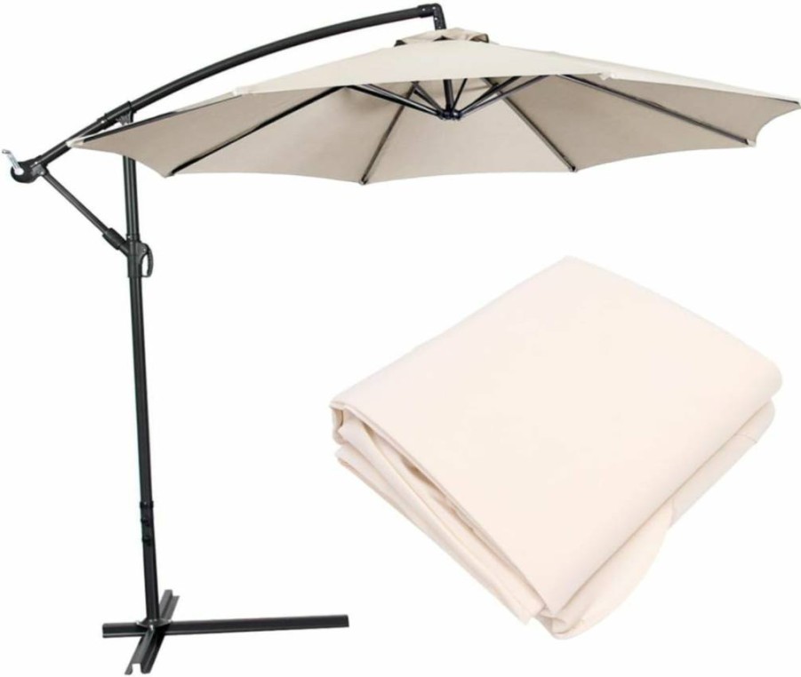 1Pc CORHAD Heavy Duty UV Protection Patio Umbrella - Portable Sun Shade Canopy for Camping, Table, and Outdoor Use, Replacement Canopy with Sun Protection