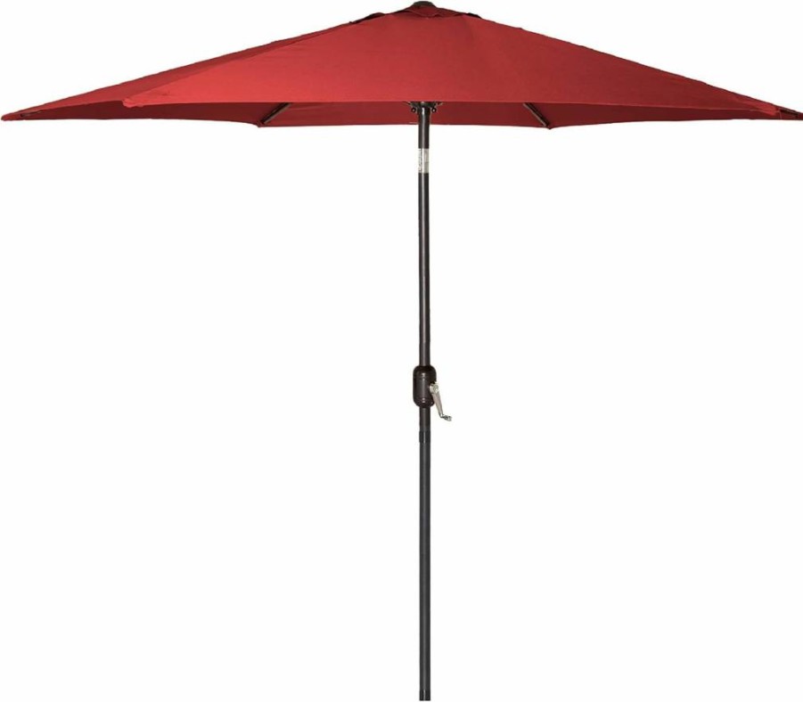 Punchau 6 Ft Outdoor Patio Umbrella with Crank & Tilt, Waterproof Sun Shade Market Umbrella for Table, Easy Open/Close, Yellow Boho Beach Umbrella
