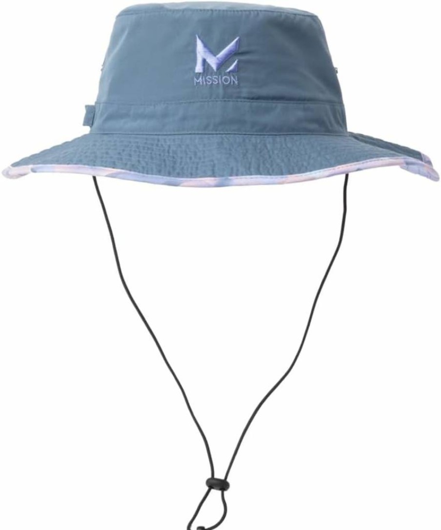 MISSION Cooling Bucket Hat - Lightweight, Foldable Sun Hat for Men & Women - UPF Protection, Wide Brim Design, Durable & Portable for Outdoor Activities